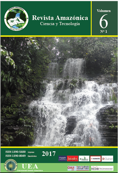 					Ver Vol. 6 Núm. 1 (2017): Revista Amazónica Ciencia y  Tecnología  
				